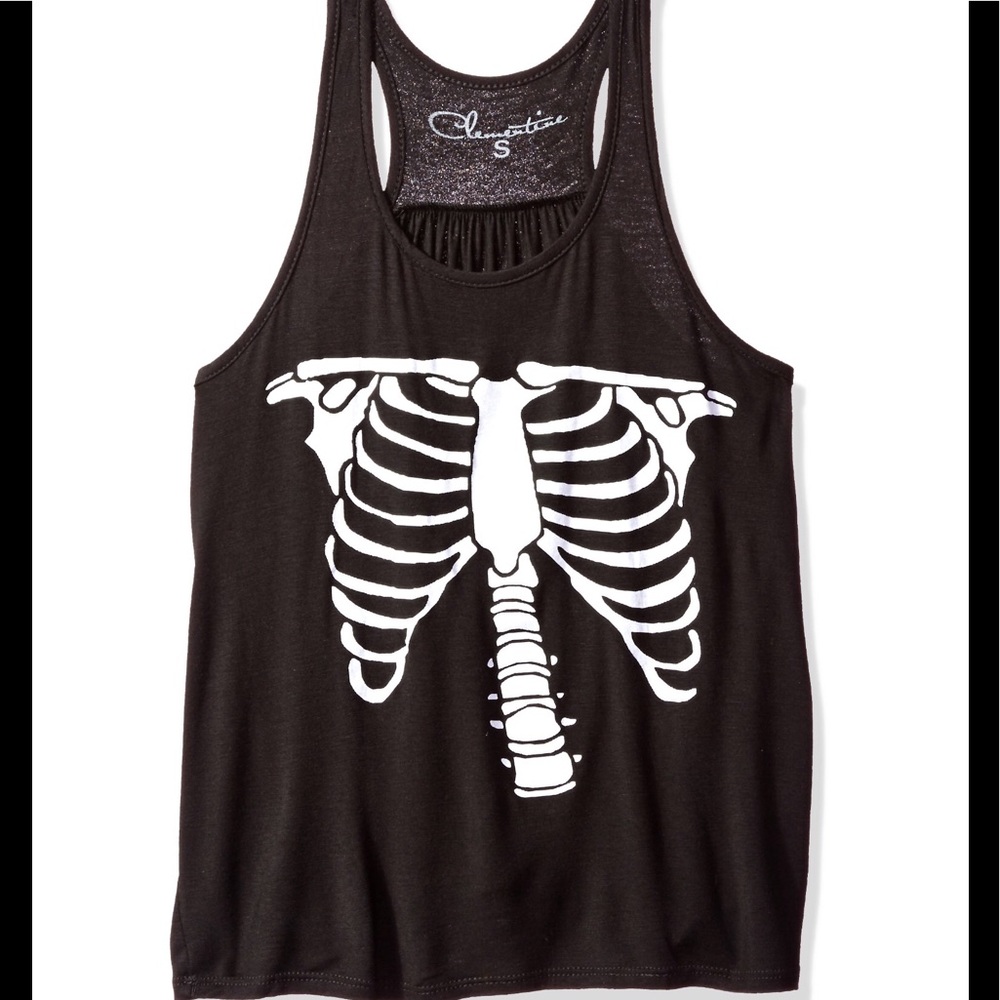 Clementine Bones Racer Tank